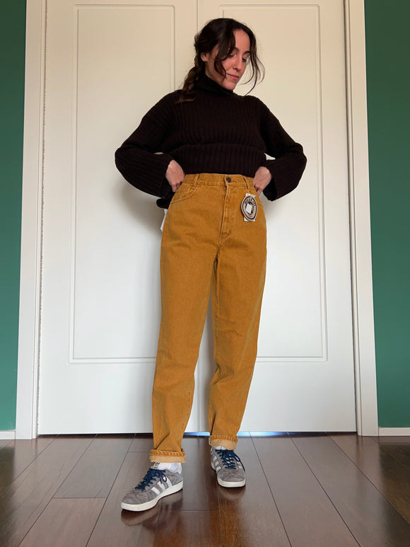 Jeans senape