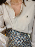 Combo pareo + camicia Ralph Lauren • beige e azzurro 2