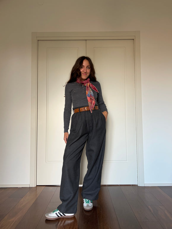 PRE ORDINE • Primo Pantalone lana grigio