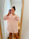 Combo pareo + camicia Ralph Lauren • rosa righe e fiorellini