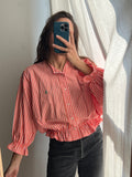 Camicia Gilbi Ralph Lauren righe arancio