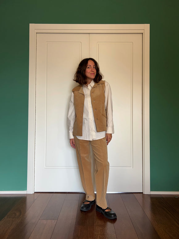 Completo di velluto con gilet