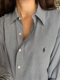 Camicia Ralph Lauren pied de poule blu