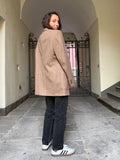 Blazer spigato lana e cachemire