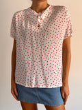 Camicia bianca pois rossi