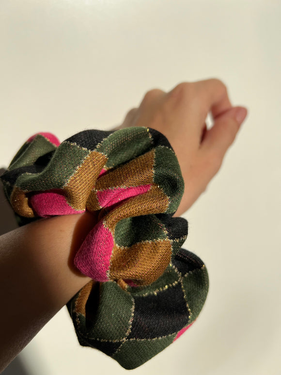 Scrunchie maglina multicolor