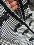 Gilet corto vichy