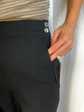 Pantalone pura lana nero