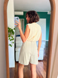 Bermuda beige con le pince