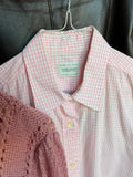 Camicia quadretti vichy rosa
