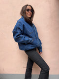 Giacca jeans imbottita tipo bomber