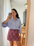 Combo pareo + camicia Ralph Lauren • fiori e quadretti lilla