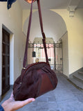 Borsa marrone clip