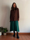 Gonna lucida verde