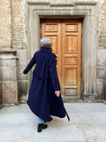 Cappotto sartoriale blu
