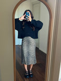 Gonna midi animalier