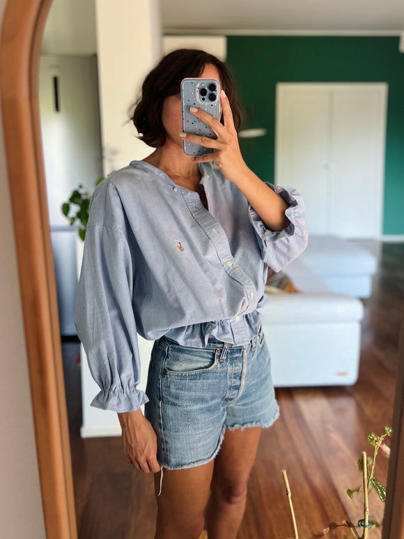 Camicia Gilbi Ralph Lauren azzurrina