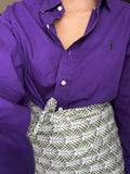 Combo pareo + camicia Ralph Lauren • viola e verde