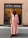 Cappotto sartoriale glitter rosa