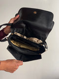 Borsa nappa nera