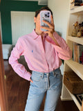 Camicia Ralph Lauren quadretti rosa scuro