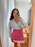 Combo pareo + camicia Ralph Lauren • fuxia + multicolor