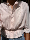Camicia Gilbi rosa damascata