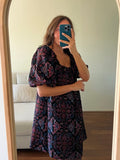 PRE ORDINE • Abito corto velluto di seta jacquard