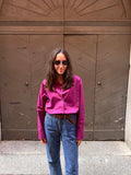 PRE ORDINE • Camicia ampia ciclamino