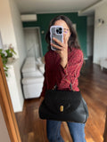 Borsa semirigida pelle martellata