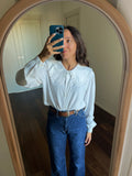 Camicia bianca maxi colletto 🦋