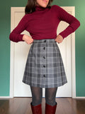 Dolcevita lana merino bordeaux