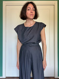 Maglietta sartoriale denim grigio