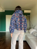 Bomber sartoriale bandana blu