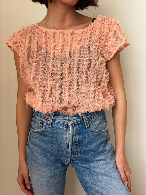 Maglietta rosa fluffy