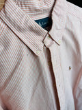 Combo pareo + camicia Ralph Lauren • rosa righe e fiorellini
