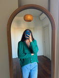 Cardigan corto verde