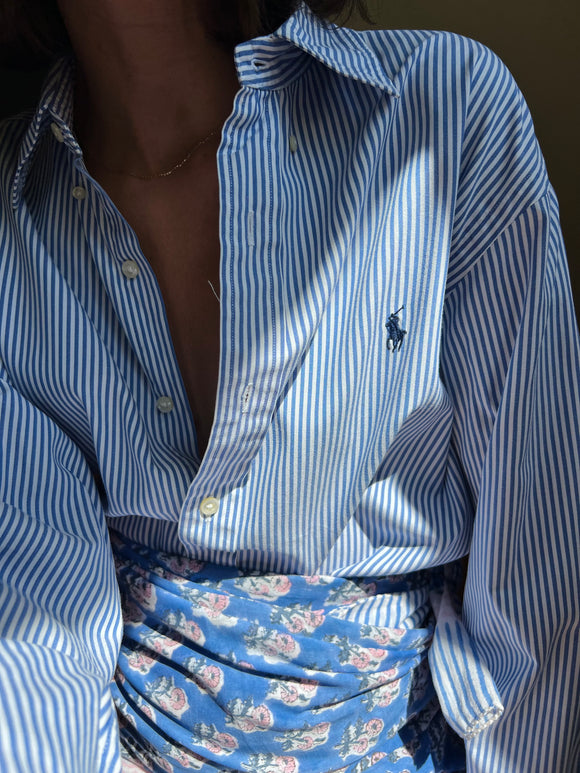 Combo pareo + camicia Ralph Lauren • azzurro