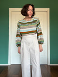 PRE ORDINE • Camicina sartoriale righe verdi
