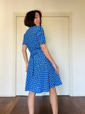 Abito midi bluette