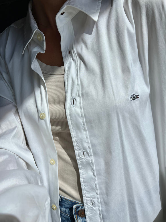 Camicia Lacoste bianca
