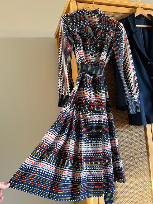 Abito colorato anni 70