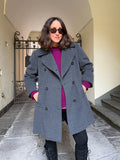 Cappotto doppio petto grigio