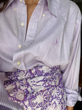 Combo pareo + camicia Ralph Lauren • lilla