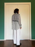 Gilet corto vichy