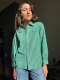 Camicia Ralph Lauren verde a righe