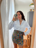 Combo pareo + camicia Ralph Lauren • azzurro fiori colorati