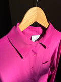 Camicia sartoriale seta fuxia