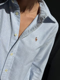 Camicia Ralph Lauren righine azzurre 2