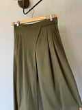 Pantalone Carlo cotone verde oliva